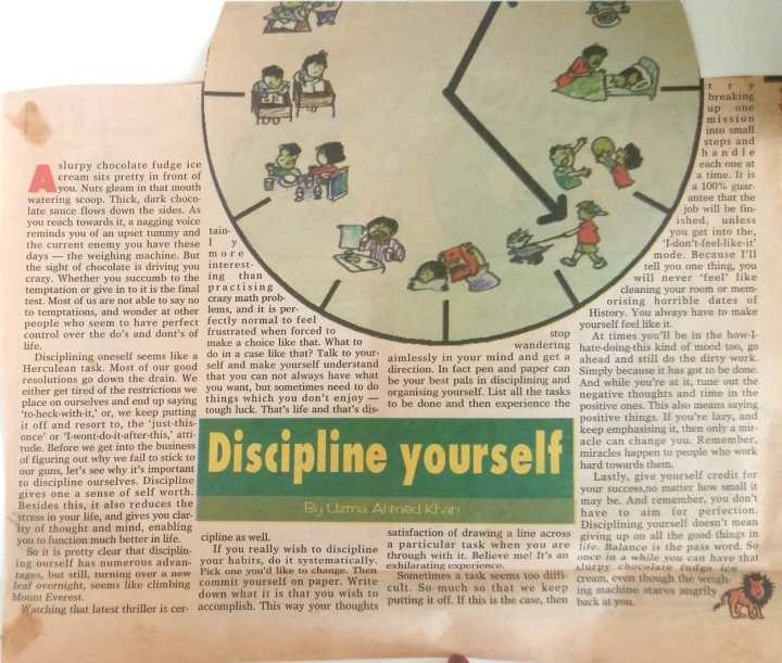 Discipline Yourself